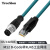 TreeSion 树行工业以太网M12网线RJ45/X-Code转D-Code屏蔽工业网线 M12 D-Code转RJ45/百兆网线 3米