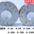 高精度YQH湿膜轮涂层湿膜测厚仪0-25/0-50um涂料滚轮式湿膜厚度规 0-25um湿膜厚度规