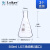 垒固高硼硅加厚三角烧瓶锥形瓶100/150/200/250/300/500/1000ml 垒固三角瓶直口500ml(2个)