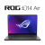 ROG幻14Air 14英寸 轻薄便携高性能设计师本游戏本商务办公学习笔记本电脑 R9 8945HS RTX4060 铂月白