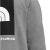 北面（The North Face）新款男士上衣 Box NSE Pullover 简约时尚保暖休闲连帽卫衣套头衫 TNF Medium Grey Heather / M