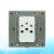 粤奇胜白色86型五孔插座面板带USB墙壁电源二三插暗装无边框 10A三孔插座