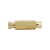 铜双内丝直通接头内卡套直通润滑油管尼龙油管铜管硬管对接4 6mm M8x1-M10x1 双内丝