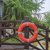 救生圈 船用成人塑料浮力圈 国标款带绳游泳圈 海事CCS船检救身圈 红色成人加厚救生衣（74N）