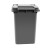 天枢50L垃圾桶带盖大容量大号塑料无轮回收分类商用户外室外办公室灰色(其他垃圾)标准款无轮