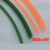 earcumpu聚氨酯传动带皮带型号粘接圆带圆条圆粗面橙色光面绿色齐 绿色粗面2MM/10米 其他