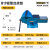 定制沪鼎旗舰店重型台虎钳工业级精密虎钳台固定工作台6寸8寸加重 8寸轻型HD10018