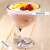 萌依儿水果捞碗冰沙杯甜品杯创意冰淇淋杯子雪糕玻璃小吃盘干果盘沙拉的 8号小花瓣杯 0ml 0只