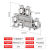 UK双层接线端子MBKKB2.5导轨接线端子排双进双出uk2.5mm电压端子 uk2.5双层端子单片