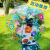 透明雨伞涂鸦diy儿童透明雨伞幼儿园节手工绘画涂鸦小清新暖场活 3ml丙烯a+平头笔刷(10套)