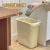 卫洋WYS-2434 方型夹缝压圈垃圾桶 白色 办公室卫生间窄口塑料垃圾篓缝隙纸篓