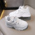 回力儿童小白鞋男女童鞋跑步鞋钮扣运动鞋 WZ(CL)-0327 白色 33码 