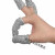 五级防割手指套耐磨劳保雕刻切割防护弹性采摘园艺手部保护约 2个(五级防割指套)