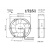 FP-108EX-S1-S/B 17251 110V/220V/380V 38W机柜散热风扇 AC220V FP-108EX-S1-S 四方形