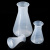 稳斯坦 塑料三角烧瓶 PP喇叭口 带刻度锥形瓶 平底烧杯瓶 250ml WW-64