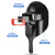 筑采（ZHUCAI）电焊面罩 全脸部手持式焊帽隔热烧轻便防护面具加强版  普通款 黑色3个装 