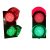 梦茜儿（MEXEMINA）200型信号红绿灯AC220v遥控款