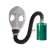 沁度防毒面具长管呼吸器化工全面罩橡胶滤毒罐导气管 唐人4号滤毒罐