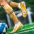 AJDZ高帮袜套足球鞋长钉AG天然草坪训练防滑学生通用35-46码NＩKＥ 金色长钉 35 球袜护板鞋袋