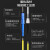 海奈 电信级光纤跳线尾纤 LC-ST50米 单模双纤双工跳纤9/125 抗弯曲阻燃低烟无卤光纤线 HN-L/T-050-SM-T
