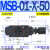 MSA单向MSB节流阀MSW-01-X-50叠加式02液压MSW-03 04 06代替YUKEN MSB-01-X-50