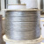 祁衡 304不锈钢包塑钢丝绳 涂塑包胶钢丝绳PVC 透明钢绳水泵护栏绳子 1.5mm/7*7/304包塑 一米价 