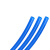 SNZ 气动PU气管 外径10mm*内径6.5mm蓝色 80米/卷 气泵空压机高压气动软管
