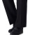 比鹤迖 BHD-2903 厨师工作裤职业裤 黑色西裤[无松紧]XL 1条