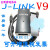 JLINK V9.4下载器STM32单片机V9仿真调试器 代替J-LINK V8 高配+转接板 V9稳定版(带DUF) 中文外壳