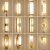 卞伶现代新中式壁灯客厅电视背景墙书房中国风卧室床头灯过道楼梯灯具 B6609-500金色壁灯(送LED光源)