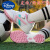 迪士尼女款足球鞋粉色碎钉小孩小学生儿童防滑女童训练鞋女孩专用品牌 8367白色(皮面) 30