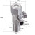 尺越 304不锈钢角阀 铜三角阀止水阀一进二出八字阀 4分304/90°双出水角阀六角轮 