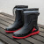 安巧象 雨鞋胶鞋防滑防水耐磨户外雨靴 红色束口 （39-44）备注 