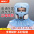 HKNA防毒面具全面罩喷漆专用口罩呼吸防护罩防烟全脸防尘面罩放毒氧气 蓝色套装10片滤棉