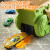 儿童玩具车男孩消防挖掘机推土2岁小汽车模型生日新年礼物 绿色恐龙吞食车（配6合金小车）
