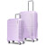 美旅箱包（AmericanTourister）Stratum 2.0 可扩展硬边行李箱, 2PC SET 20/24, Slate Blue 28-Inch Checked-Large