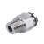 曲珞 不锈钢气管快速接头 PC8-04 插管外径8mm 螺纹规格PT1/2 材质：304 单位：个