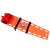 救生担架救生板急救脊柱板头部固定器颈托水上泳池多功能漂浮急救 8毫米31米橙色绳包