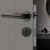 尚优不凡 分体式门锁 室内卧室木门机械门锁家用五金锁具室内门锁简约通用型房门锁 500-T39黑