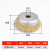 钢丝刷钢丝轮打磨除锈抛光神器角磨机电动碗型钢刷工具打磨轮100 5个白色加厚 1.7/个