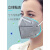 安美尚（ams）kn95活性炭防尘口罩防工业粉尘带呼吸阀雾霾打磨专用 50只-KN95活性炭口罩