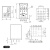 汇君中间电磁继电器直流12 24v交流220v 小14脚继电器带底座 标准型 DC24V