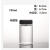 透明高硼硅玻璃样品瓶试剂瓶实验分装瓶耐腐蚀耐高温瓶广口密封瓶 透明100ml硅胶垫