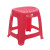 塑料凳子加厚欧式椅子时尚创意矮凳塑胶凳子简约板凳 D-2059小号杏黄(买一送一同款)
