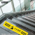 安赛瑞 防滑防水耐磨斜纹地贴 警示提示贴 台阶贴 50x10cm  小心地滑  5条装  1H02242