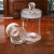 山顶松 广口磨砂实验室标本缸 玻璃标本瓶 高硼硅 展示瓶 加厚 透明玻璃样品瓶 90*120mm【约600ml】