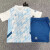 KELME2023成人儿童足球服短袖套装速干透气训练服可团购印号新款足球装 ZB013(白色) 3XS(身高115-125)