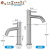畅玩不锈钢台上盆水龙头单冷水加高款洗脸盆洗手盆面盆龙头卫生间 单龙头弯嘴不配软管矮款