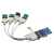 DIEWU PCI-E转4口RS485/422扩展卡工业级带电压抑制保护器串口卡 [16口]txb150 16口232/422/48