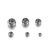 DIY饰品配件 不锈钢定位珠 隔断珠 管位珠 固定珠子 项链手链材料 金色（水镀金） 3mm【120个/包/4g】